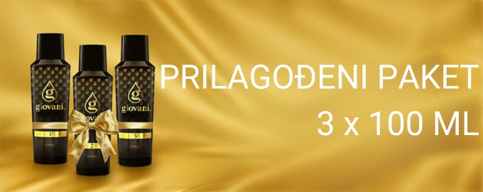 Prilagođeni paket 3 x 100 ml