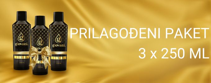 Prilagođeni paket 3 x 250 ml