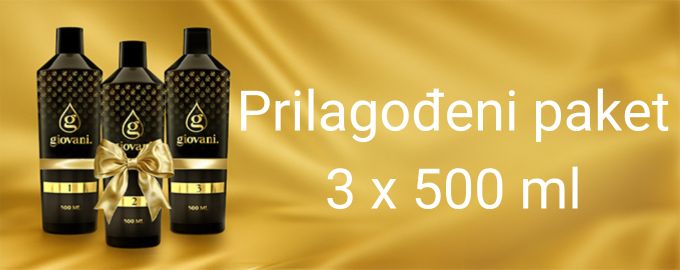 Prilagođeni paket 3 x 500 ml