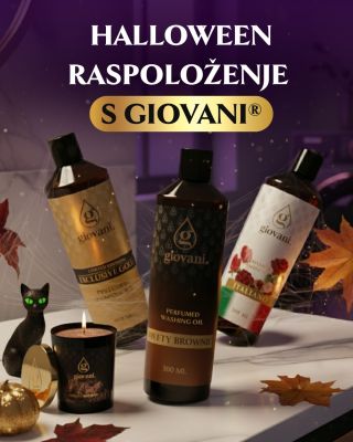 🎃 Halloween s mirisom luksuza! Uroni u jesensko raspoloženje s neponovljivim mirisima Giovani® – od slatkog Sweety Brownie...